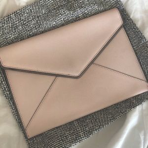 Rebecca Minkoff leo clutch - light pink
